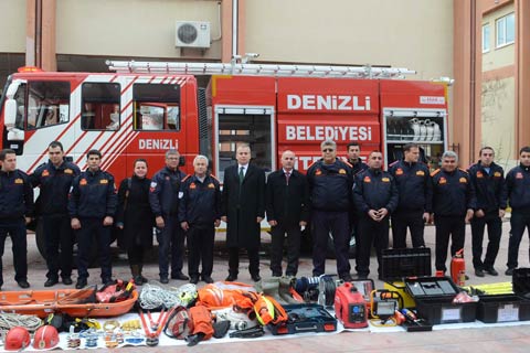 İtfaiyeye araç ve ekipman takviyesi
