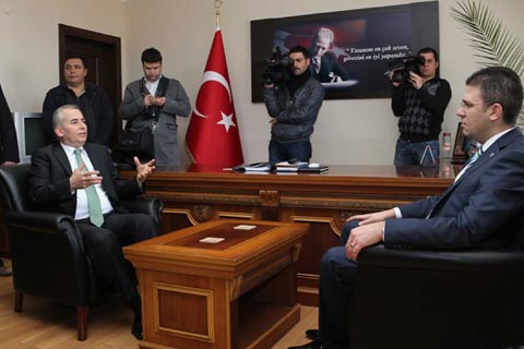 Denizli Belediye Başkanı Zolan Baklan’daydı