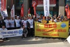 Memurların davullu-zurnalı eylemi