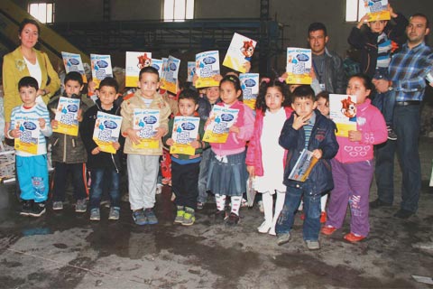 Miniklere çevre dersi