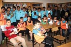 Minik futbolculardan örnek davranış