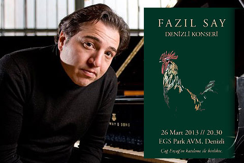 Fazıl Say Denizli’ye geliyor