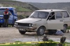 Olay yerinde bu manzarayla karşılaştılar