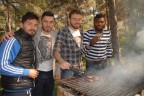 Barbeküde moral depoladılar