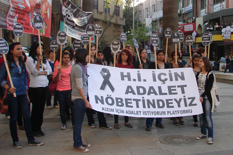 Denizli’de tecavüz mağduru kız için adalet nöbeti