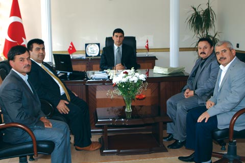 ATO üyeleri Kaymakam Kalkar’ı ziyaret etti