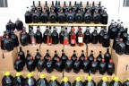782 litre kaçak şarap ele geçirildi