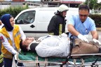 Ambulans, minibüsle çarpıştı: 5 yaralı
