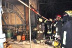 Lastik kaplama atölyesinde yangın