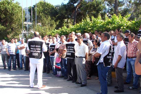 DEBA İşçilerinin eylemleri sürüyor