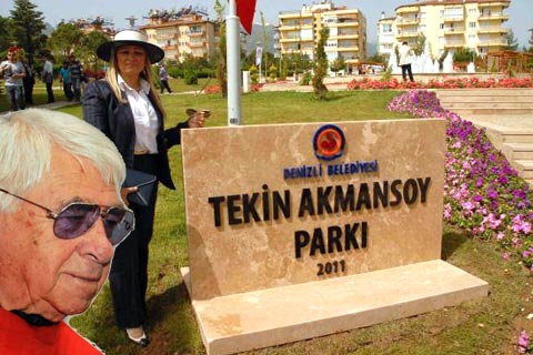 Tekin Akmansoy’un adı parka verildi