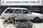 Telefon kablosu çalan 3 kişi yakalandı