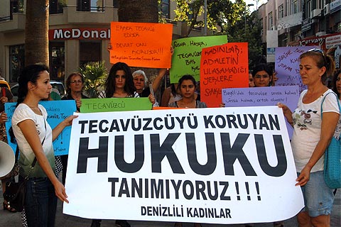 Tecavüz suçlusuna tahliye tepkisi