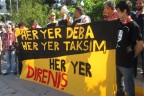 DEBA işçilerinden Taksim direnişine destek