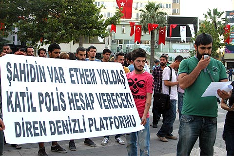 Polisin serbest bırakılmasına tepki