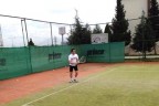 Polis tenis kortunda stres atacak