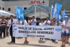 Sağlık çalışanlarından, destek yemini