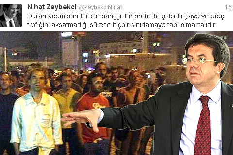 Zeybekci’den “Duran Adam” yorumu