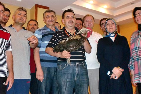 Coğrafya öğretmenlerine Denizli Horozu’nu tanıttı