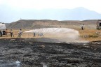 Laodikya’da korkutan yangın