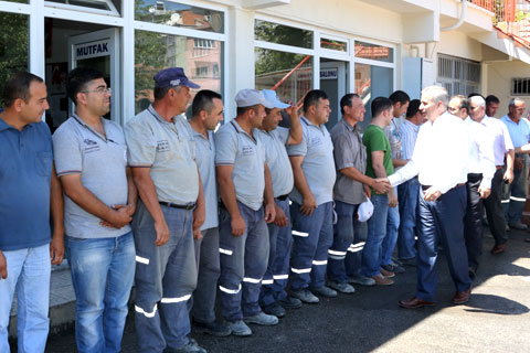 Denizli Belediyesi’nde bayramlaşma
