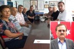 Eğitim İş’ten DSP’ye taziye ziyareti
