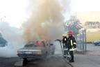 Otomobil cayır cayır yandı