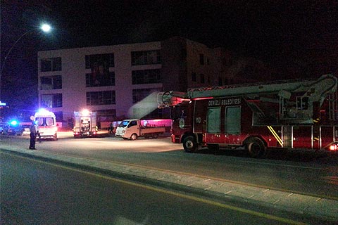 PAÜ’de kontrollü yangın kontrolden çıktı