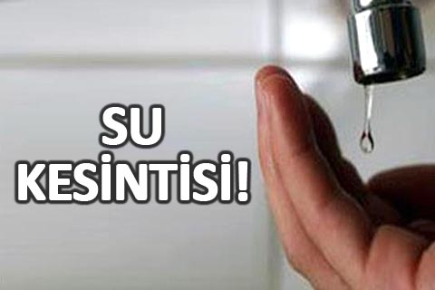 3 mahallede su kesintisi
