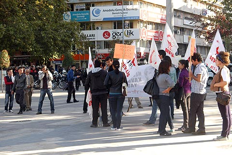 Adalı’yı anma eylemine polisten yoğun ilgi