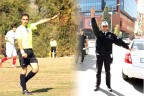 Yollarda trafiği, sahada futbolcuları yönetiyor