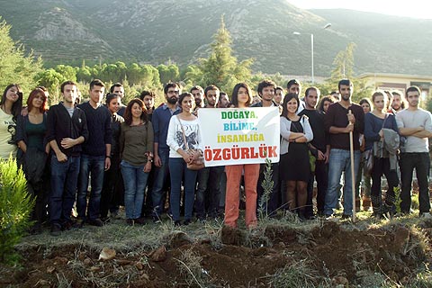 PAÜ ODTÜ için fidan dikti