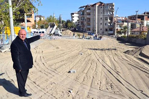 Alt yapı bitti sıra taş döşemesinde