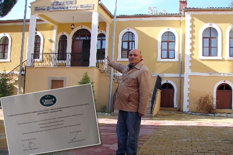 Buldan’a Tarihi Kentler Birliği’nden ödül