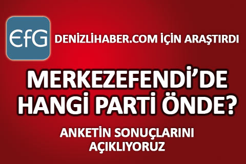 2014 yerel seçiminin 2. anketi Merkezefendi’den