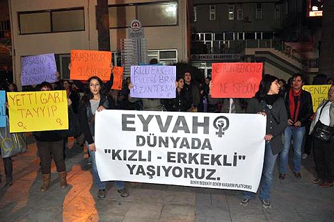 Denizlili kadınlardan Başbakan’a protesto