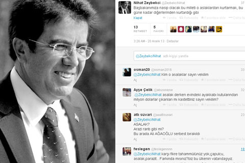 Zeybekci’den “Asalak” tweeti