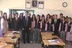 Öğrencilerin konuğu Kaymakam Kalkar