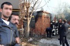 Cinayet zanlısının evinde yangın