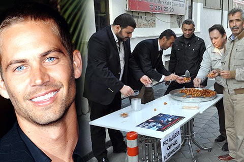 Paul Walker hayrına lokma döktürdü