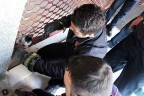 İtfaiyeden kedi kurtarma operasyonu