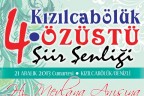 Özüstü Şiir Şenliği’nin 4.sü düzenlenecek