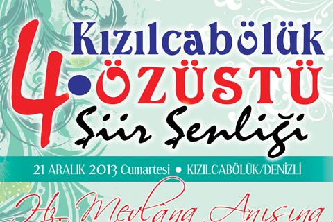 Özüstü Şiir Şenliği’nin 4.sü düzenlenecek