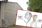 Taş yapıların yıkım kararına karikatürlü tepki