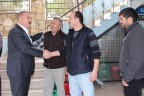 Minibüsçü esnafıyla buluştu