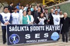 Doktorlara saldırıya protesto