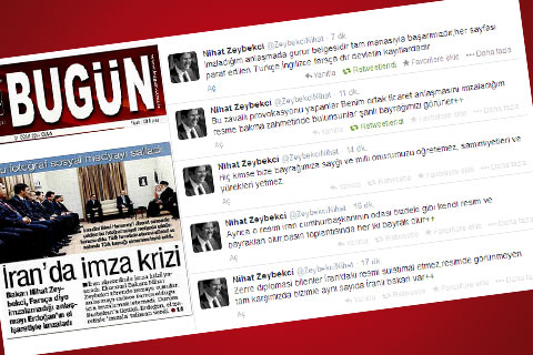 “İran fotoğrafı”na eleştiriler Zeybekci’yi kızdırdı