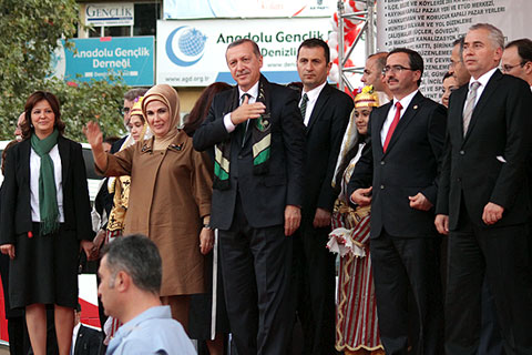 Erdoğan’dan hem miting, hem açılış