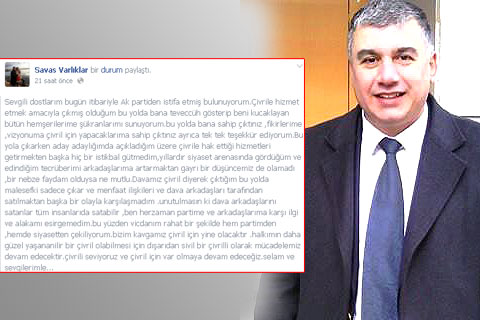 Ak Parti’den bir istifa daha!