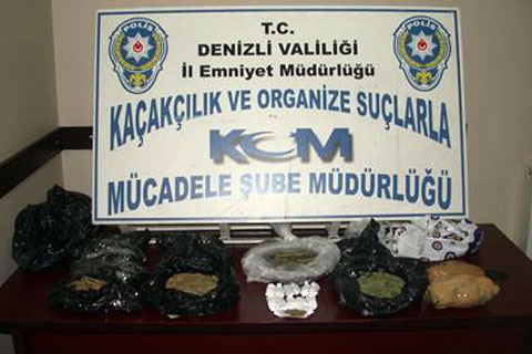 2 kilo esrar ele geçirildi